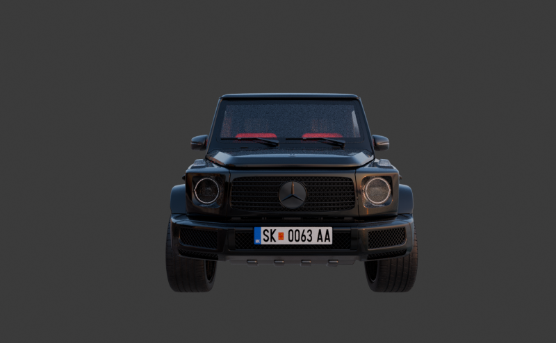 Mercedes G63 AMG Modèle 3D .c4d .max .obj .3ds .fbx .stl .blend 