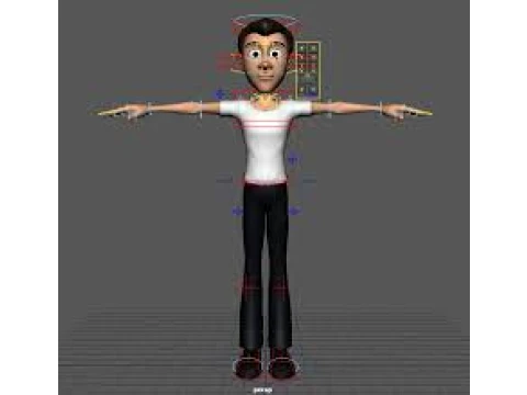 Homem desenho animado Modelo 3D