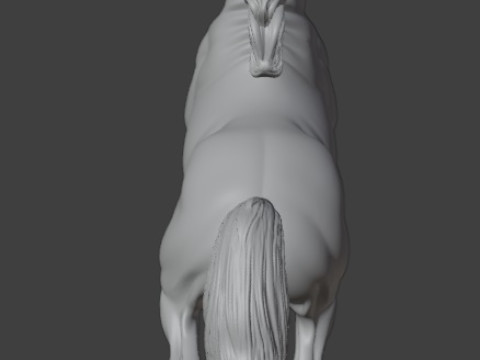 Rearing Horse Sculpture Modelo de impresión 3D