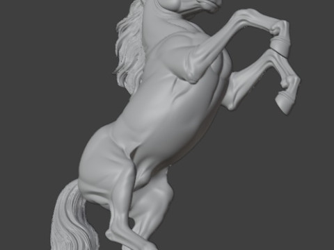 Rearing Horse Sculpture Modelo de impresión 3D