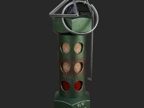 Granata accecante Modello 3D