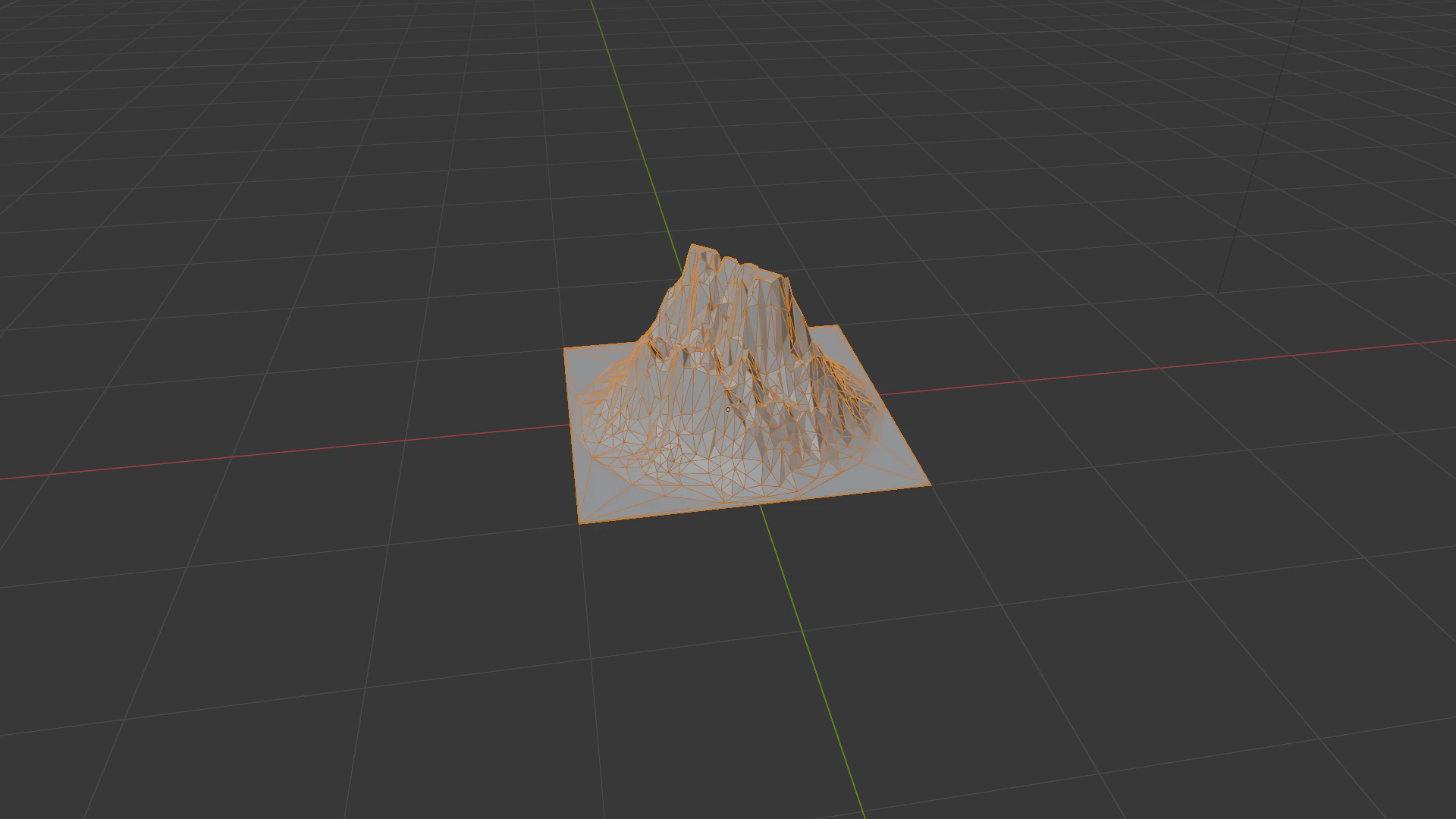 Mountain 3D Model .c4d .max .obj .3ds .fbx .stl .blend 