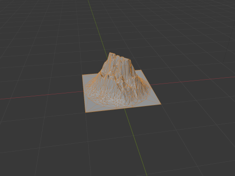 Mountain 3D 모델