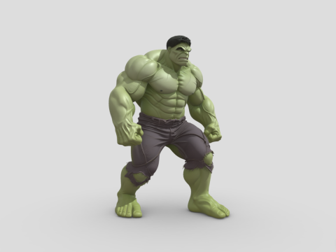 High poly The Hulk character 3Dモデル
