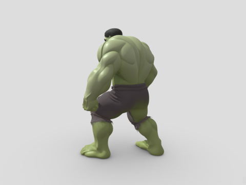 High poly The Hulk character 3Dモデル