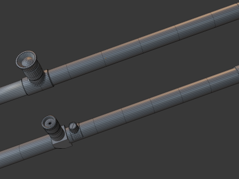 Scout Tube TR-4 TR-8 3D Model