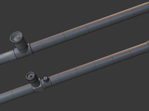 Scout Tube TR-4 TR-8 3D Model