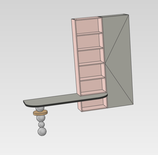 Wardrobe daughters room Modelo 3D .c4d .max .obj .3ds .fbx .stl .blend 