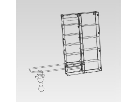 Wardrobe daughters room Modelo 3D