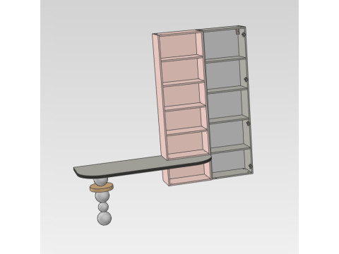 Wardrobe daughters room Modelo 3D