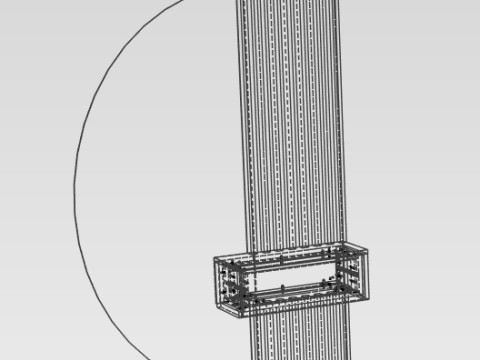 Listwy z lustrem do przedpokoju Model 3D