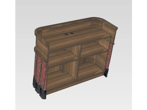 DJ Booth 3D Model