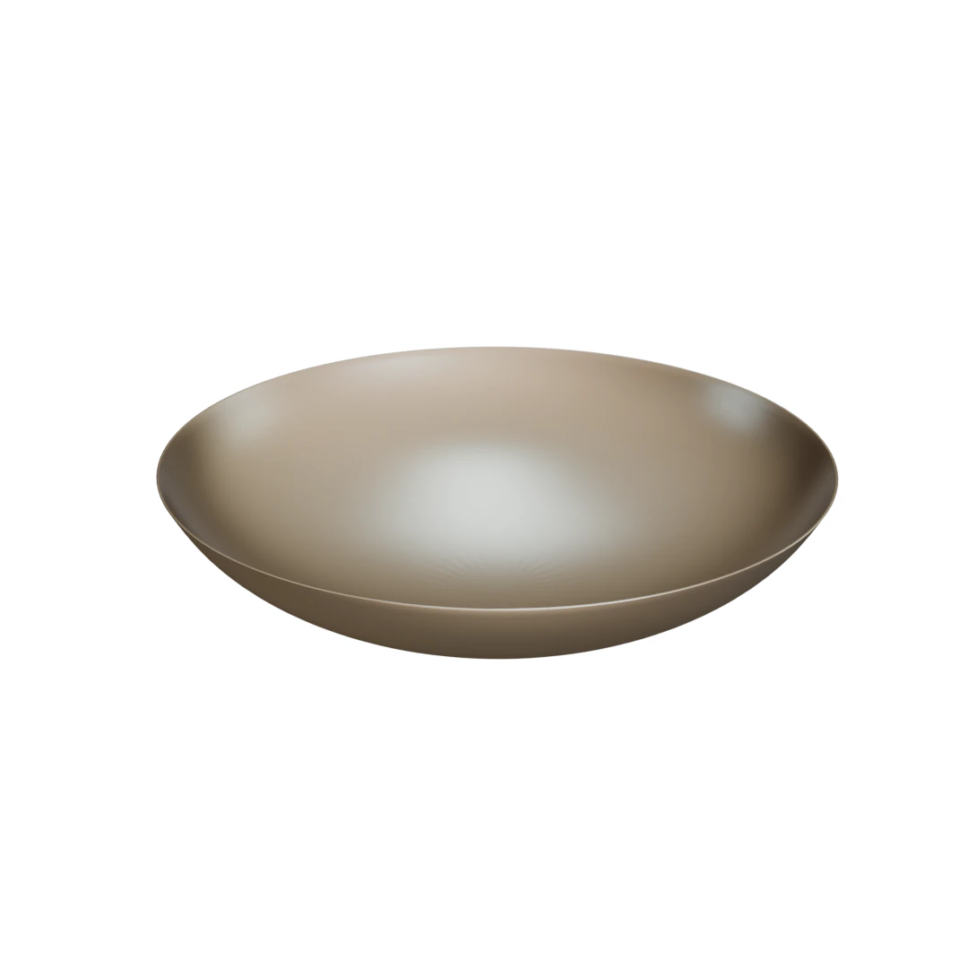 3D Render of an Empty Modern Bowl 3D Model .c4d .max .obj .3ds .fbx .stl .blend 
