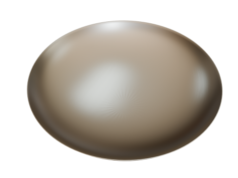 3D render van een lege moderne kom 3D Model