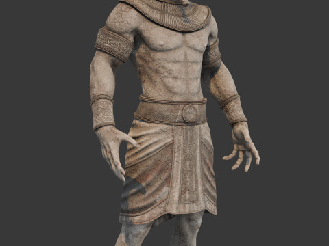 Stone Golem Guard 3D Model