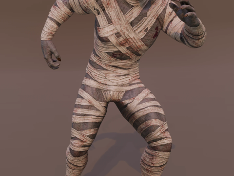 Giant Mummy 3D Model