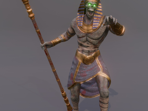 King Mummy 3D Model