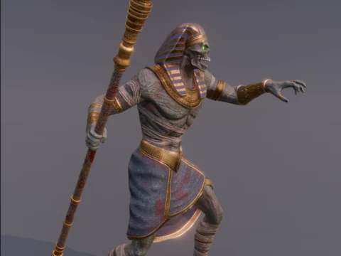 King Mummy 3D Model