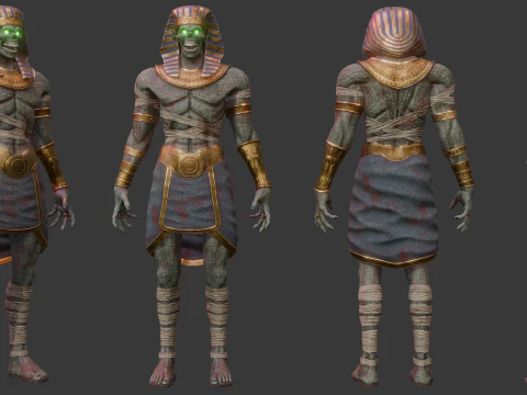 King Mummy 3D Model