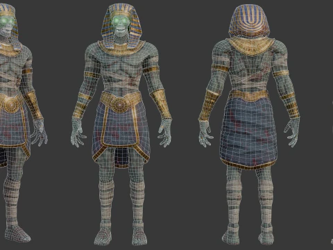 King Mummy 3D Model