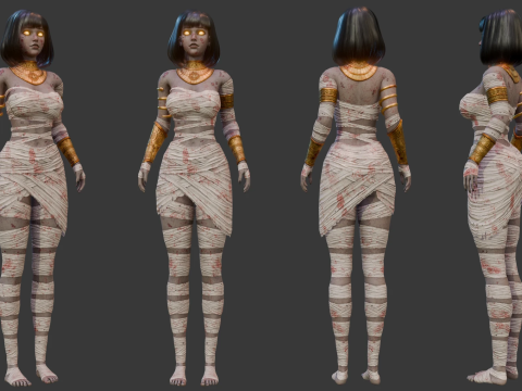 Priest Mummy 3D Model
