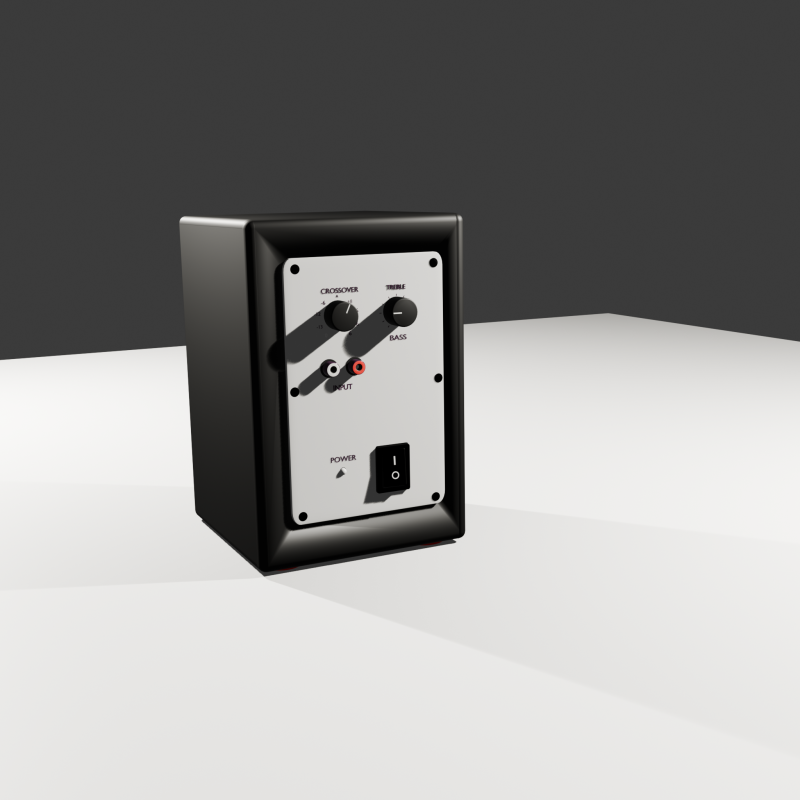 Monitor de estudio profesional Doble va 3D Model .c4d .max .obj .3ds .fbx .stl .blend