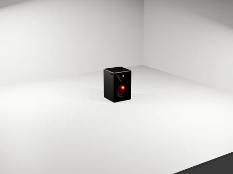 Monitor de estudio profesional Doble va 3D Model