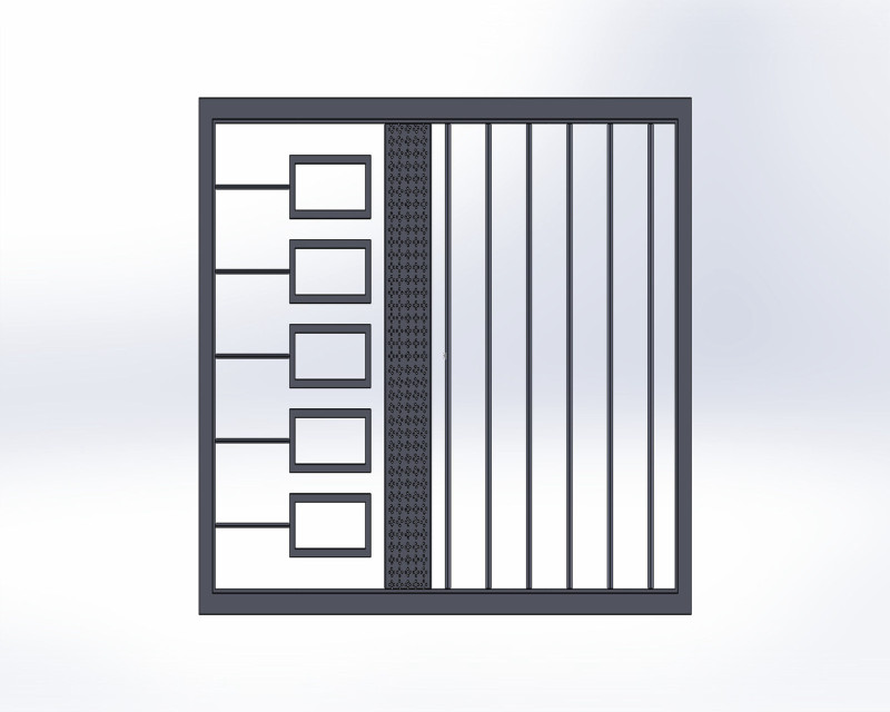 Modern Window 6x4 frame 3Dモデル .c4d .max .obj .3ds .fbx .stl .blend