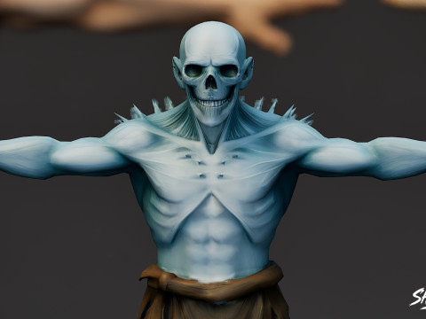 Paquete completo Ghoul T-Pose T Modelo 3D