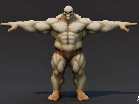 Complete Ghoul T-Pose Pack T 3D Model
