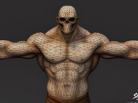 Complete Ghoul T-Pose Pack T 3D Model