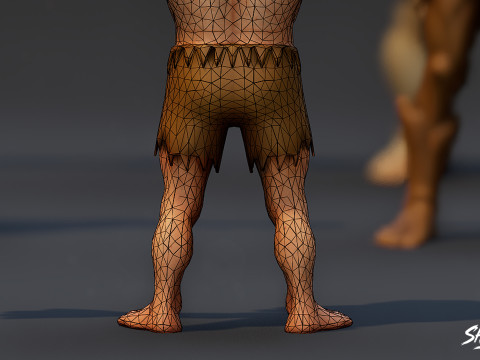 Paquete completo Ghoul T-Pose T Modelo 3D