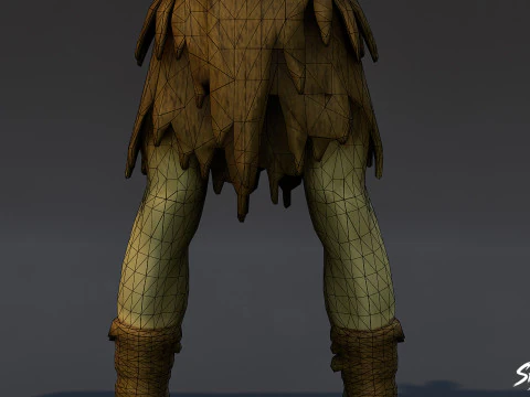 Forest Ghoul T-Pose 3D Model