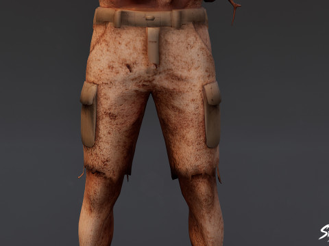 Т-поза Грибного Гуля 3D Модель