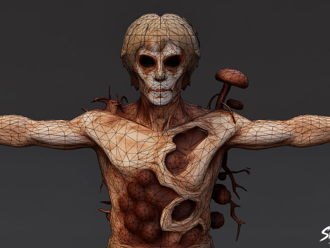 Т-поза Грибного Гуля 3D Модель