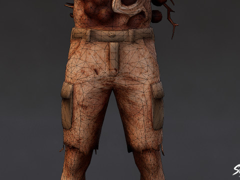 Т-поза Грибного Гуля 3D Модель