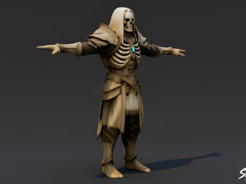 Ghoul King T-Pose 3D Model