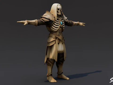 Ghoul King T-Pose 3D Model