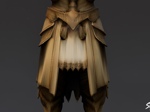 Ghoul King T-Pose 3D Model