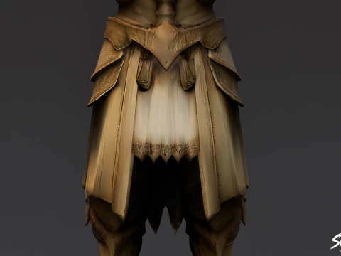 Ghoul King T-Pose 3D Model