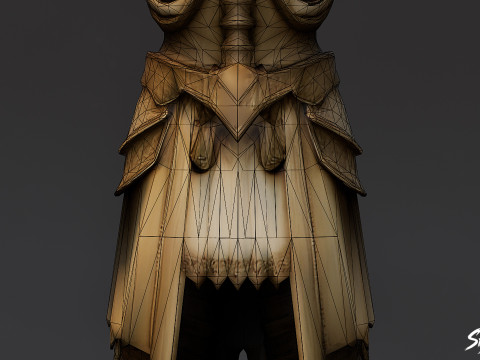 Ghoul King T-Pose 3D Model