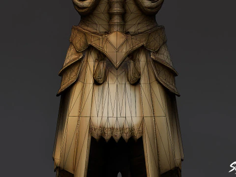 Ghoul King T-Pose 3D Model