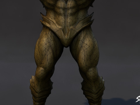 Гуль Лорд T-Pose 3D Модель