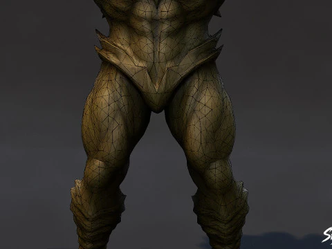 Ghoul Lord T-Pose 3D Model