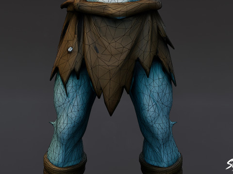 Pose en T del Ghoul de Hielo Modelo 3D