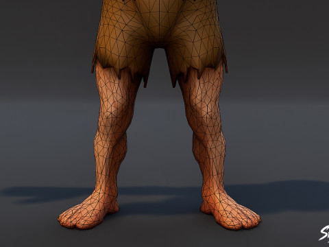 TentacleHead Ghoul T-Pose Modèle 3D