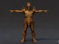 Wood Ghoul T-Pose Modelo 3D