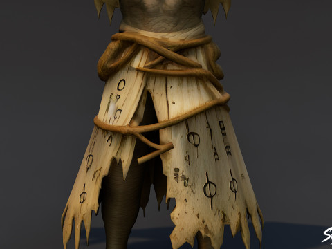 Zealot Ghoul T-Pose 3D Model