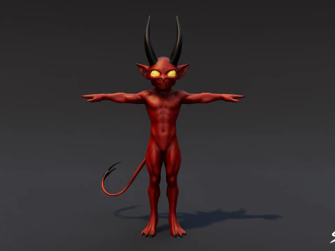 Complete Imp T-Pose Pack 3D Model