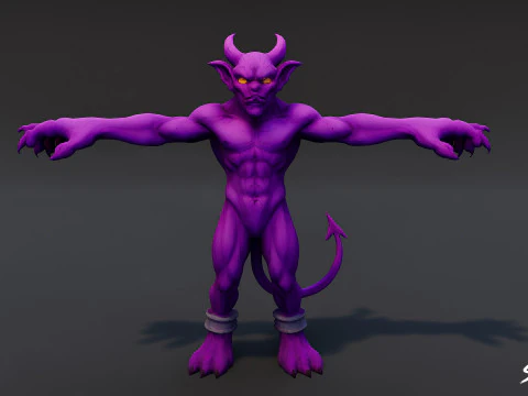 Complete Imp T-Pose Pack 3D Model